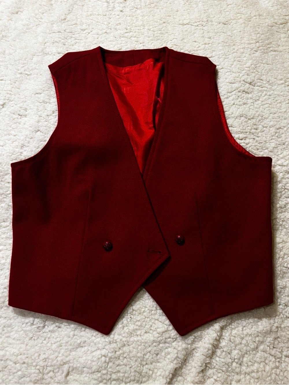 Deep Red Vest1813
